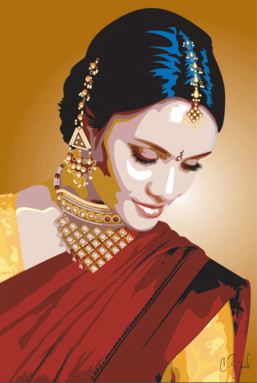 Rani in Red
