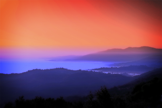 Foggy Valley Sunrise